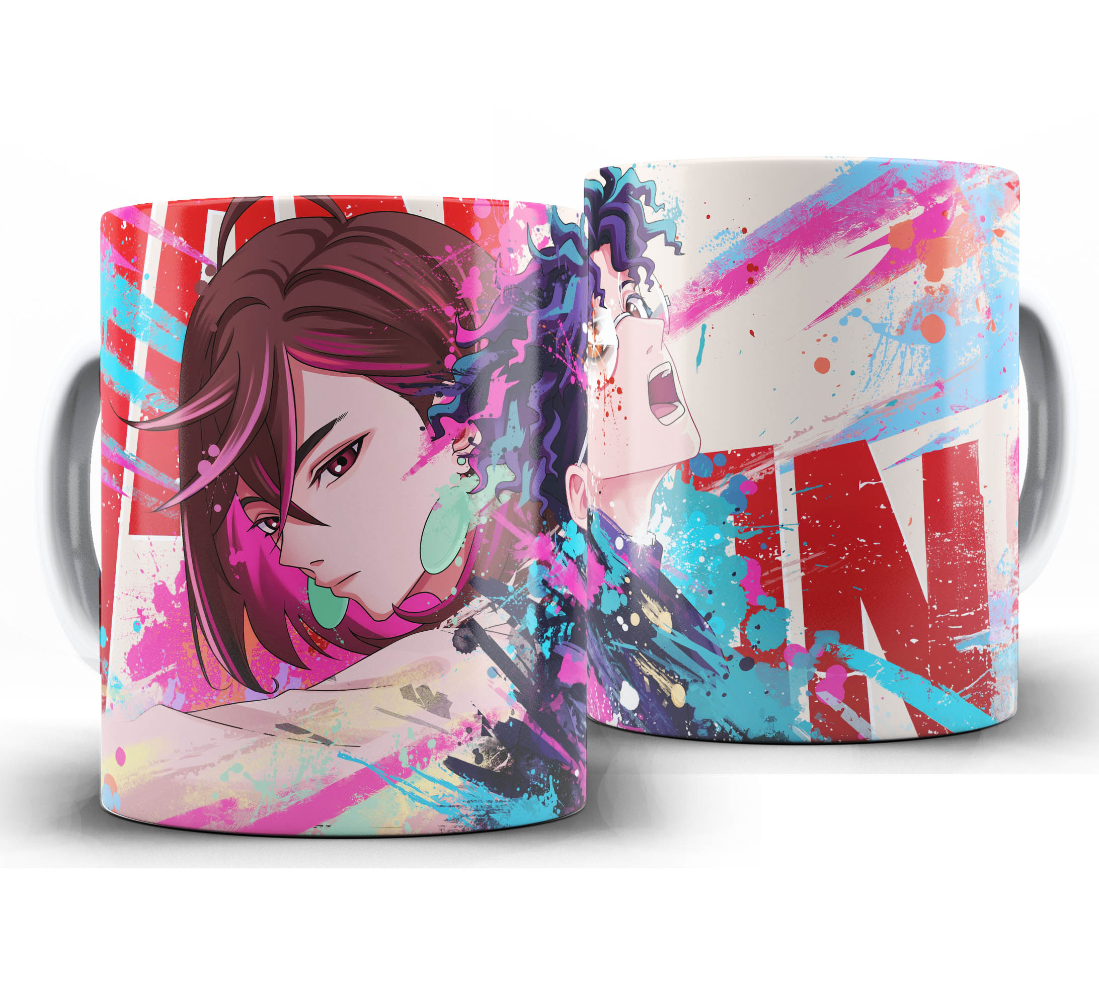 Caneca Anime - Dan Dan Dan W1 - Ayase e Okarun